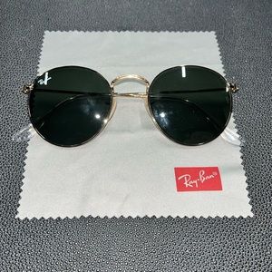 Ray Ban round metal sunglasses